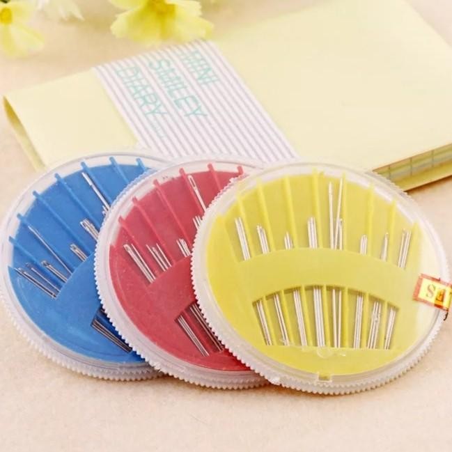 

(Expert) Jarum Jahit Tangan Piring Set Tajam Praktis Stainless Bell Brand