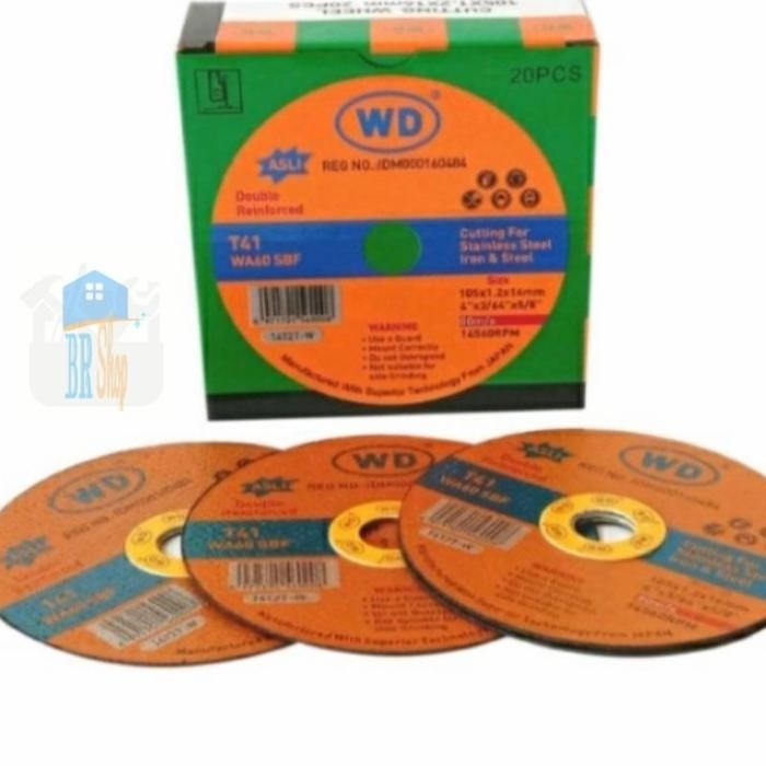 (Expert) BEJI POTONG WD 4"/MATA GERINDA POTONG BESI WD