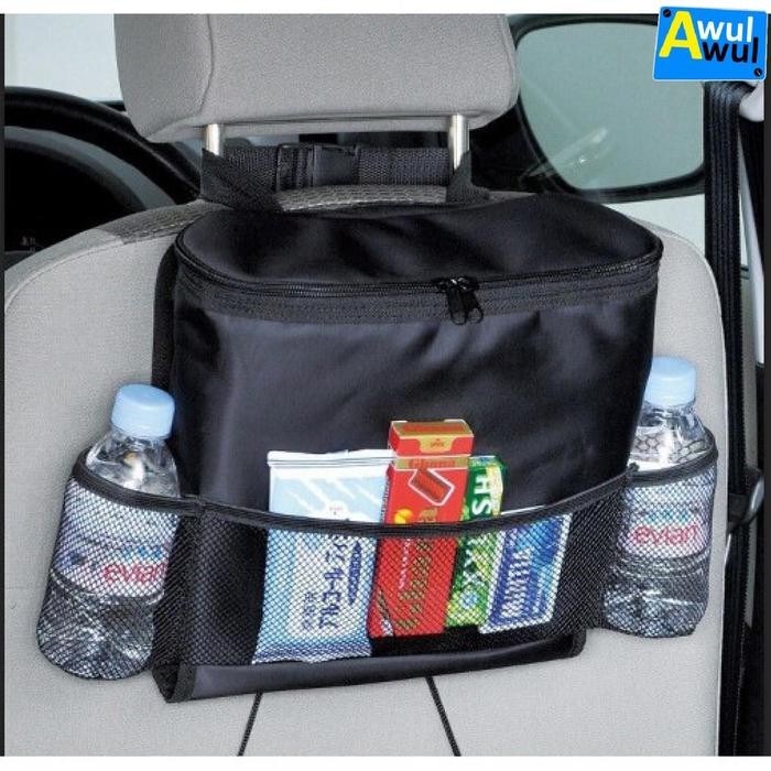 TERLARIS TAS + KERANJANG KURSI MOBIL DENGAN PENDINGIN MINUMAN