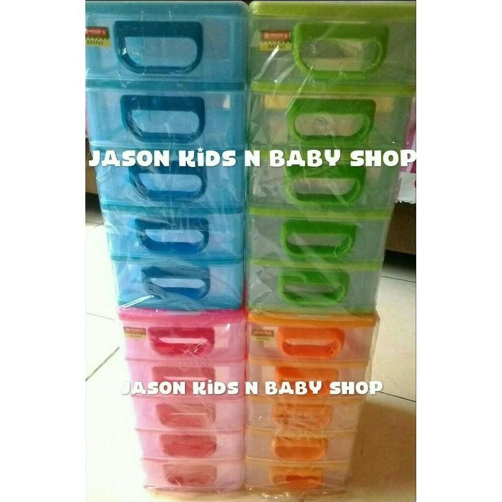 (Expert) Laci plastik/Rak kecil Lion Star Susun 5
