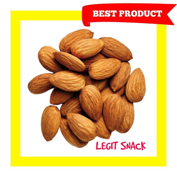 

1Kg Kacang Almond Mentah Kupas Utuh