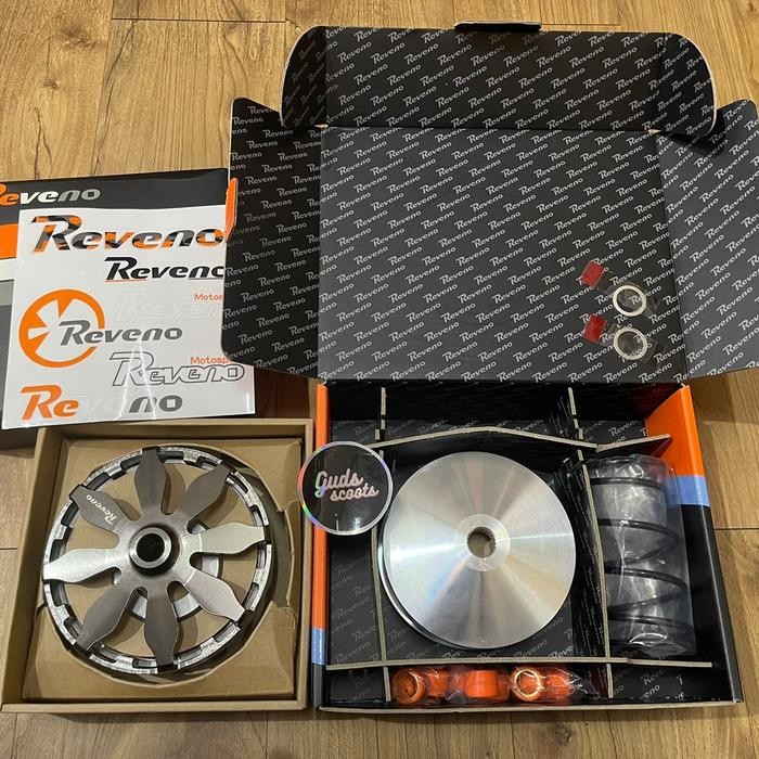 Reveno 1set variator + mangkok dan kampas for vespa sprint primavera