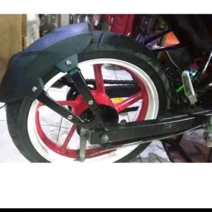 Mudguard Spakbor Kolong Belakang Penahan Lumpur Arm Kotak Motor Vixion Megapro Satria fu Mx King 150