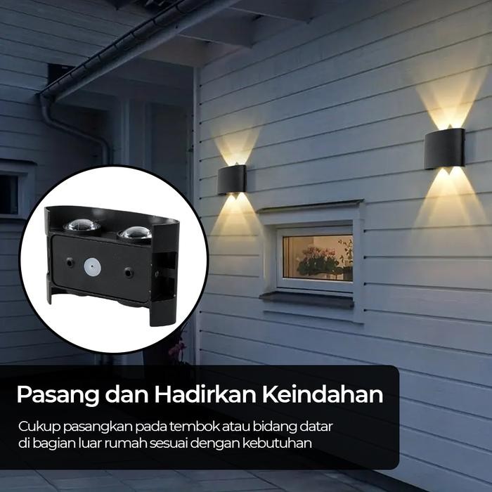 LAMPU DINDING TERAS LAMPU Pagar OUTDOOR LAMPU HIAS dinding minimalis