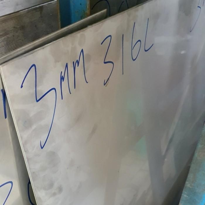 

(Expert) Plat stainless steel tebal 3mm, SUS 316L 316 0.3cm bisa custom