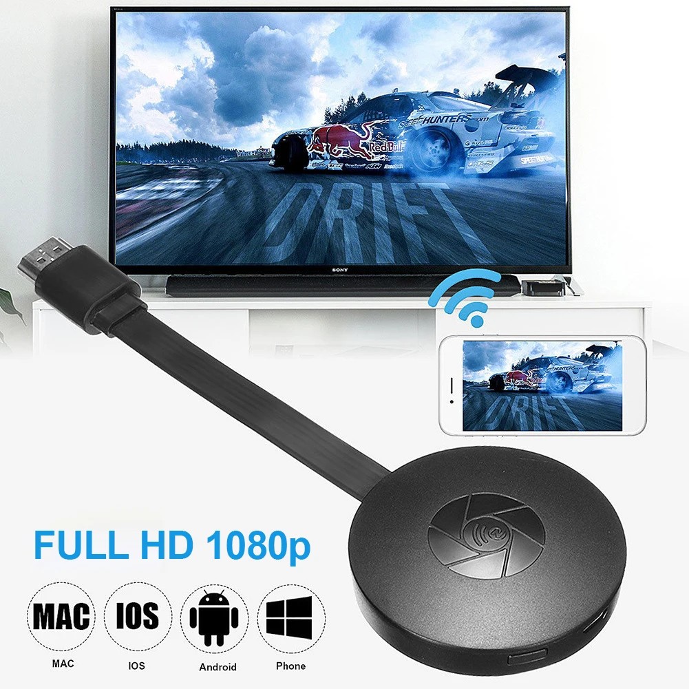 1080P TV Stick For Display Screen Adapter HDMI-compatible Dongle Receiver for Android IOS Smart TV