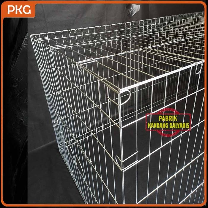 Kandang Ayam Umbaran Besi Galvanis Jumbo 200x100x100 Kurungan Jago
