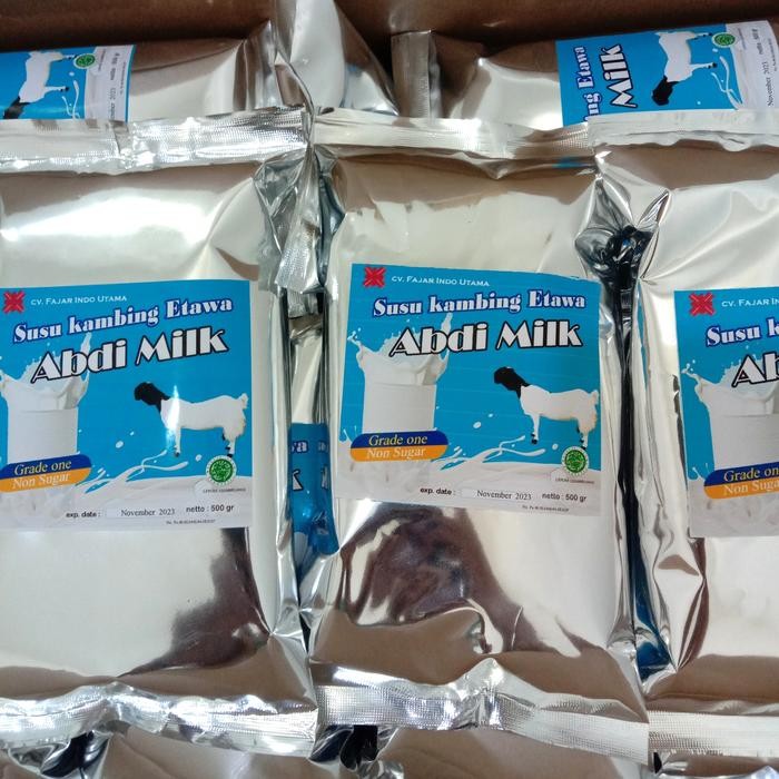 

susu kambing etawa Bubuk NON SUGAR grade 1 aluminium foil 500gram Best Seller