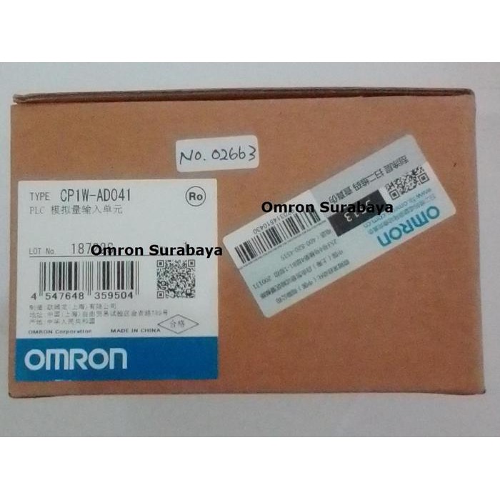 Cp1W-Ad041 Plc Omron Cp1W-Ad041