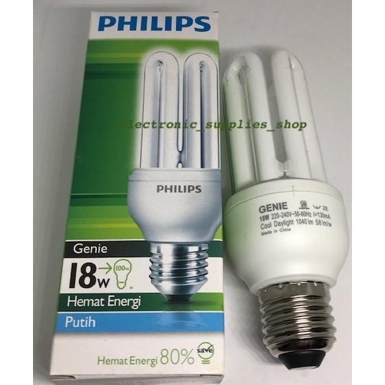 PHILIPS Lampu Genie / Lampu Jari 18w (4U) - Kuning