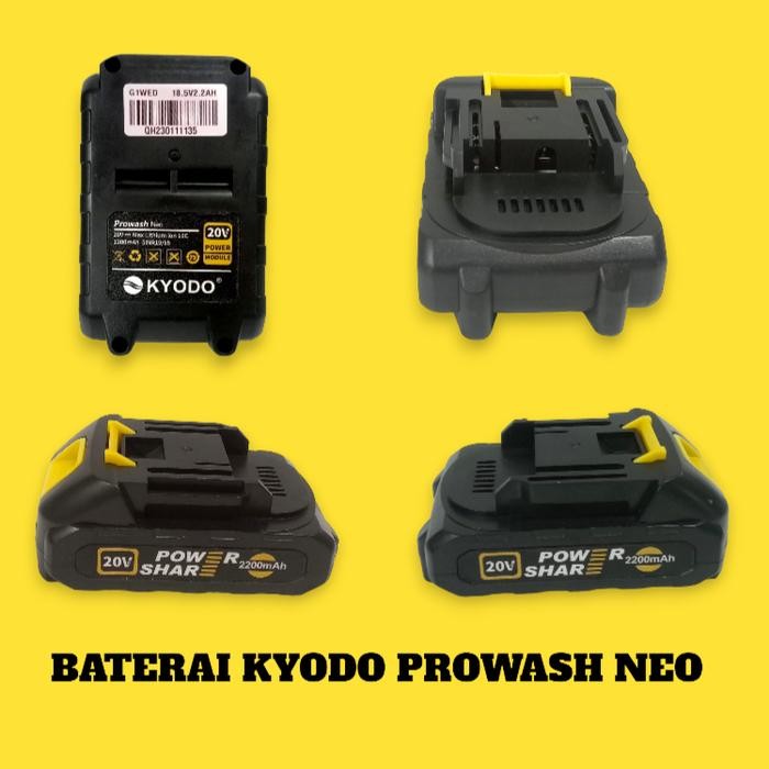 BATERAI KYODO PROWASH NEO 20 VOLT / BATRE JET CLEANER KYODO 20V