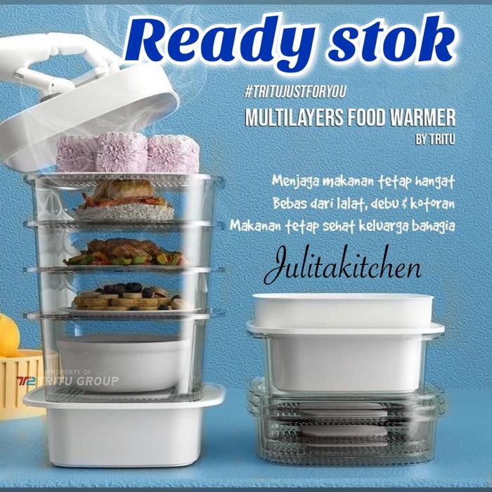 PREMIUM Food warm multilayer / food storage 6 layer / tudung saji