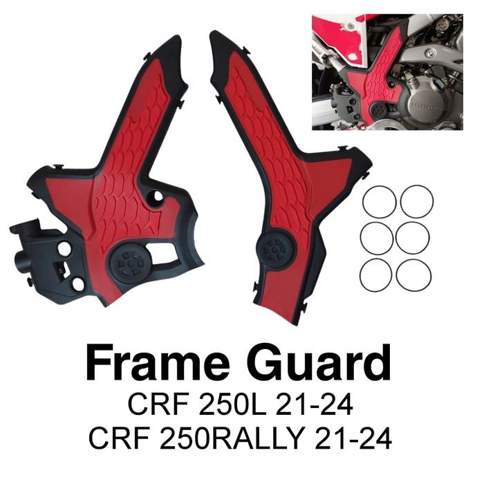 PREMIUM Frame Guard Pelindung Rangka CRF250Rally CRF250L 2021-2024