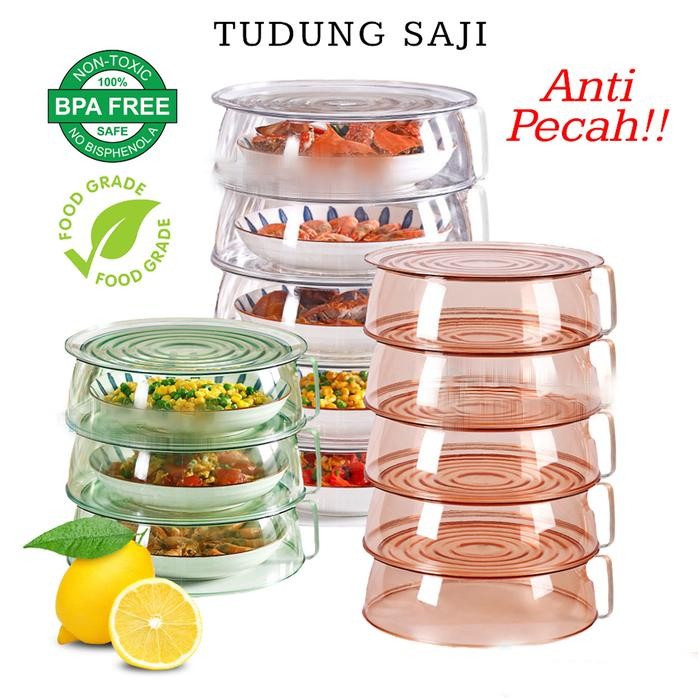 PREMIUM Tudung Saji 3 Susun 4 Susun 5 Susun Premium / Rantang Susun Rak Penyimpan Makanan / Penutup