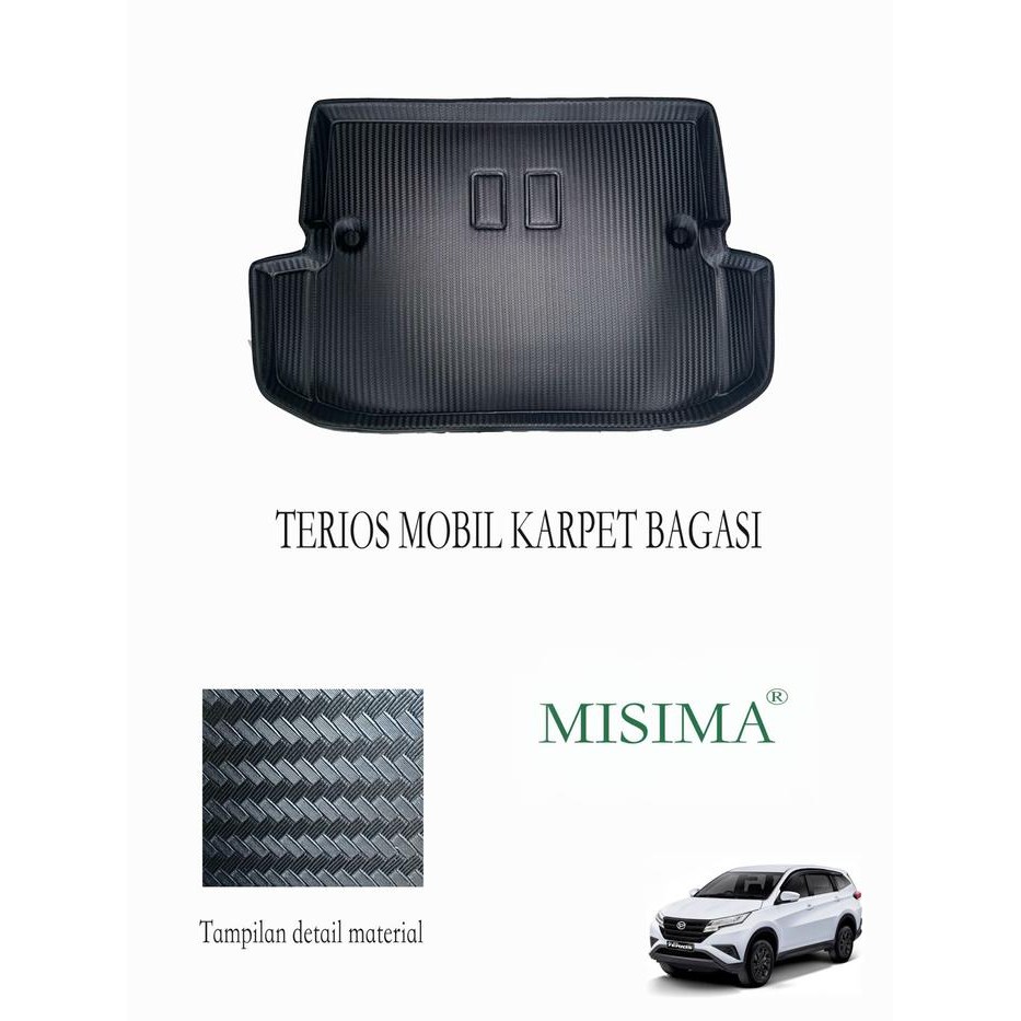 Karpet bagasi mobil 5d Toyota Rush / Daihatsu Terios