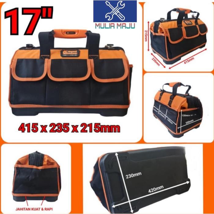 TAS PERKAKAS KAPUSI 17 INCH /TOOLS BAGS KAPUSI 17INCH kapusi