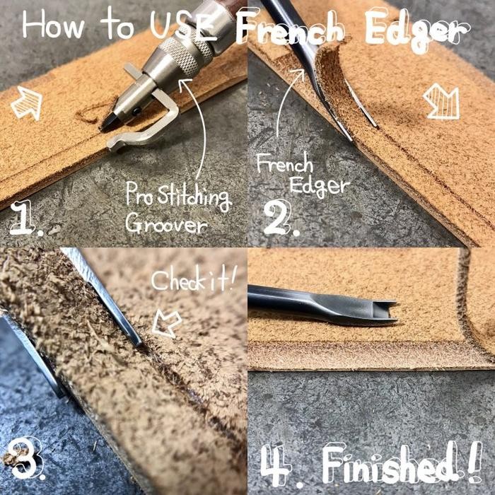 

OKA Factory - FRENCH EDGER Skiving Thinning - Leather Tools