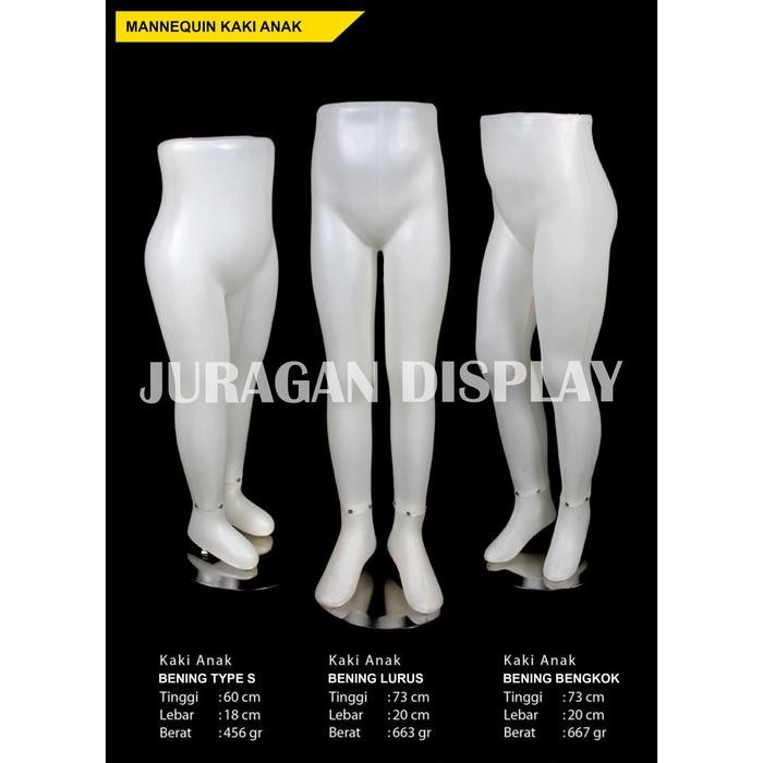

MANEKIN KAKI ANAK TYPE S TKLURUS BENGKOKBENINGSETPLAT