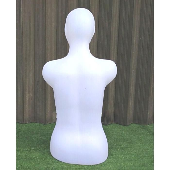 

MANEKIN TORSO WANITA ALIEN BENING + KAKI KAYU
