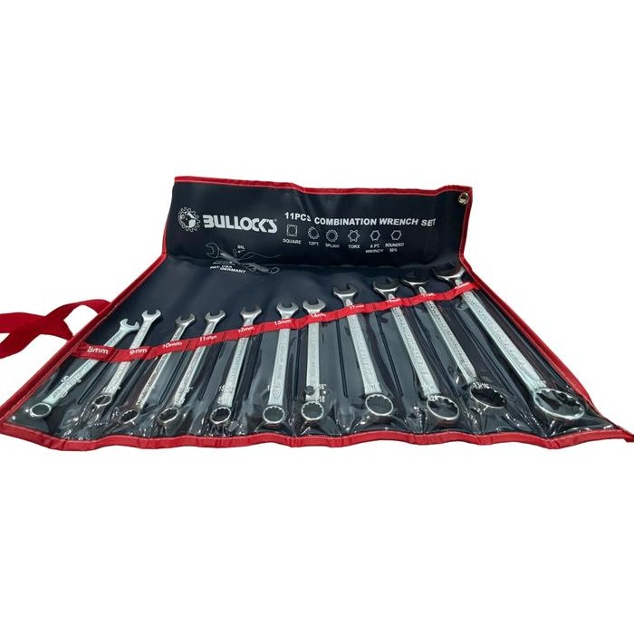 Promo Kunci Ring Pas Bullocks 11 Pcs/Bullocks 11 Pcs Combination Wrench Set
