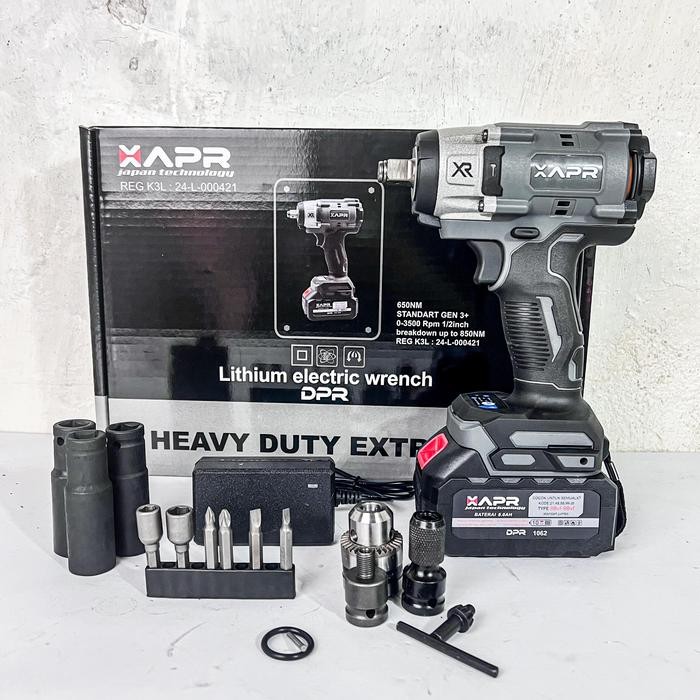 Populer Impact Wrench Apr Japan 450Nm Pembuka Baut Fullset Terbaru