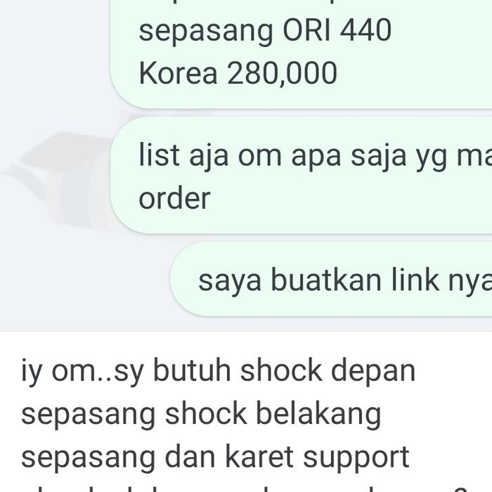 Pesanan Khusus Chevrolet Aveo 2005 Shock Beker Depan Aveo Bangor Kode 085