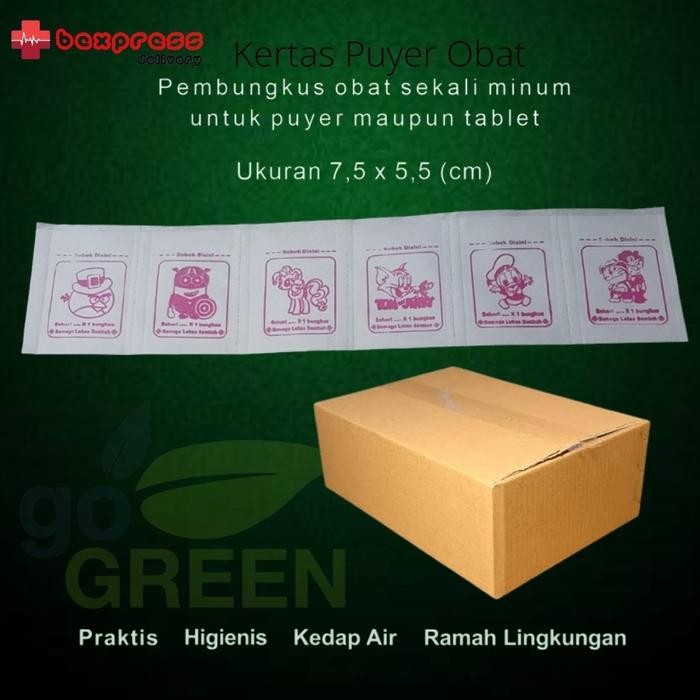 

kertas puyer karakter kartun 1 box isi 30.000 pcs