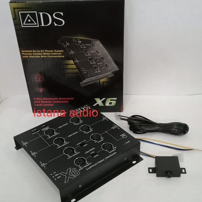Crossover aktif ADS X6 crossover mobil 3 way