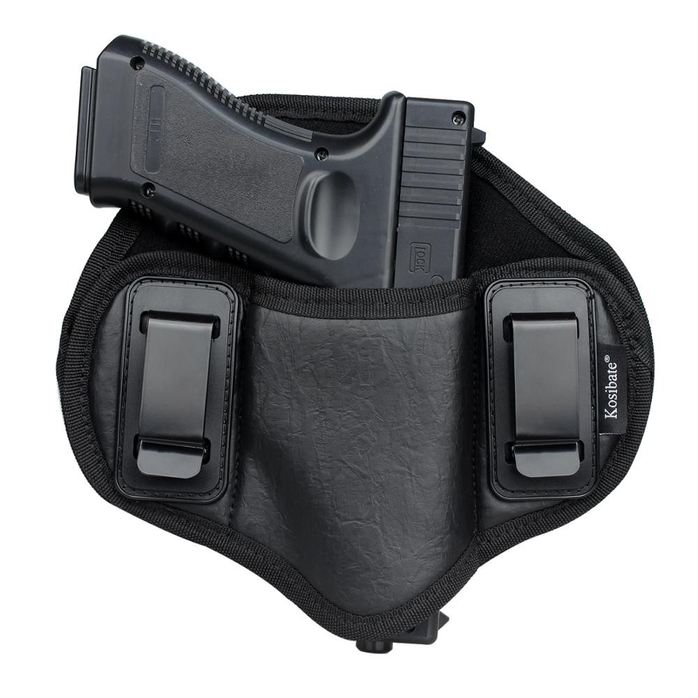 Kosibate Hunting PU Leather Concealed Carry Gun Pistol Holster for Glock 17 19 Makarov Taurus Pancak