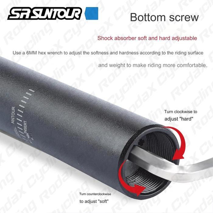 Terbatas SR Suntour NCX Suspension Seatpost Tiang Suspensi 27,2 28,6 30,9 31,6 Seatpost Empuk
