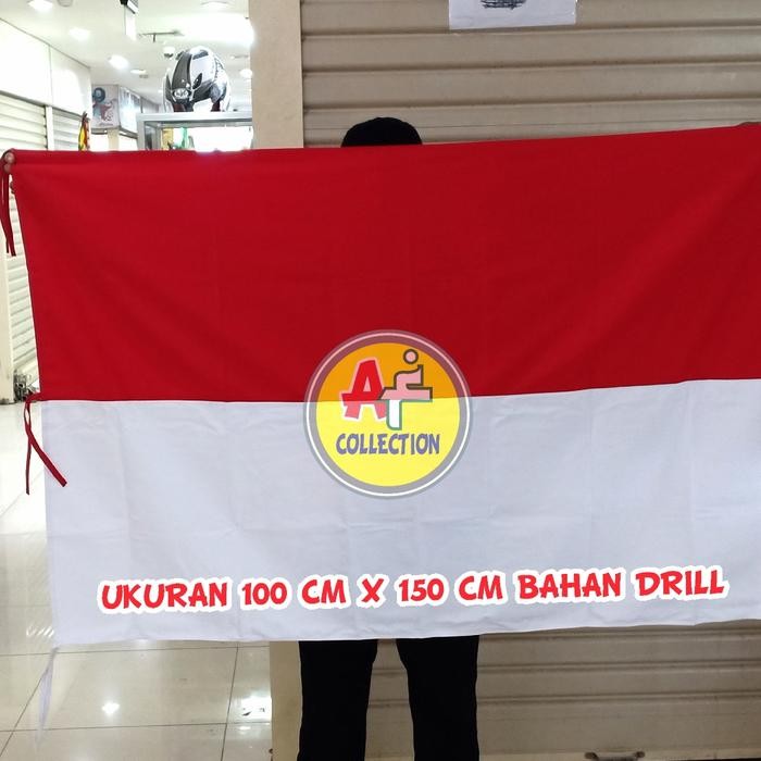 

Terlaris Bendera Merah Putih Bahan Drill 100 cm x 150 cm ( PREMIUM ) SALE