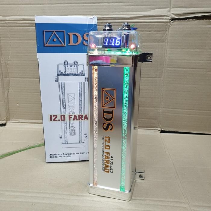 New Capasitor Bank Digital Ads 12.0 - 12 Farad - Kapasitor Audio Mobil Original