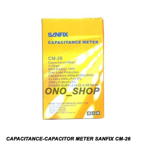 Spesial Capacitance-Capacitor Meter Sanfix Cm-26