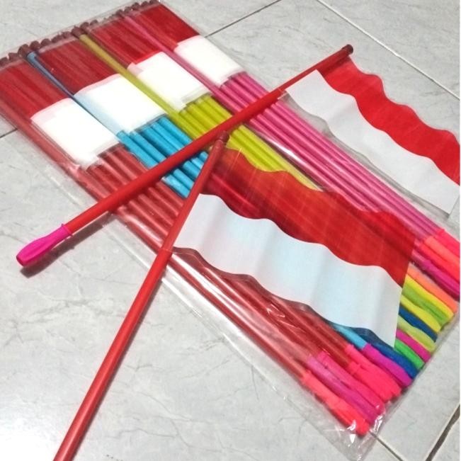 

Terlaris ISI 100 PCS BENDERA PLASTIK MERAH PUTIH DENGAN GAGANG DAN BALON/PLUIT SALE