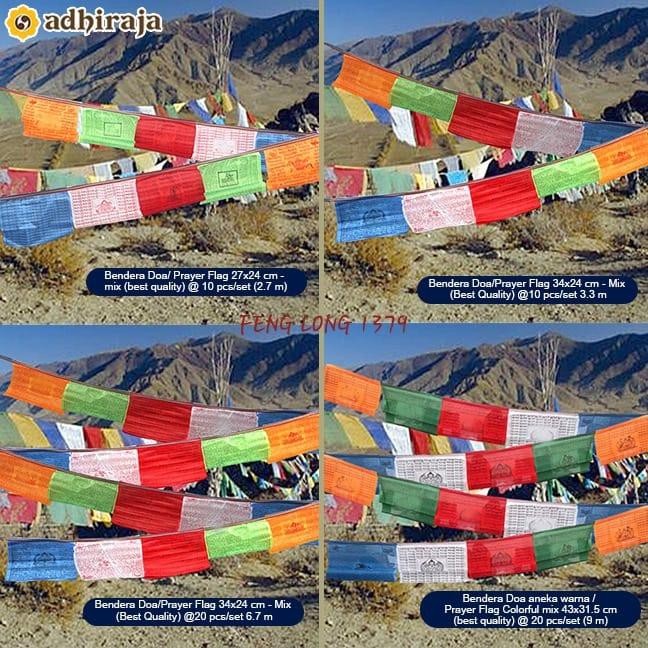 

Terlaris Bendera Doa / Prayer Flag Tibetan Buddhism Colourful Mix Best Quality SALE