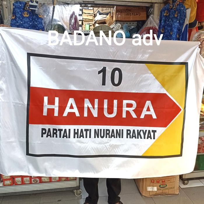 

Terlaris Bendera partai hanura uk 100 x 150 cm SALE