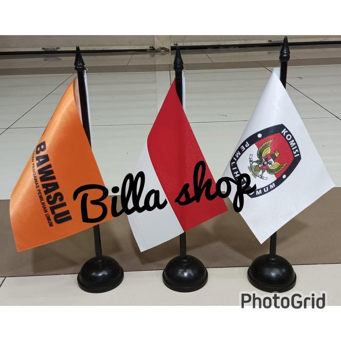 

Terlaris Tiang Kayu Meja + Bendera Merah Putih,KPU dan Bawaslu SALE