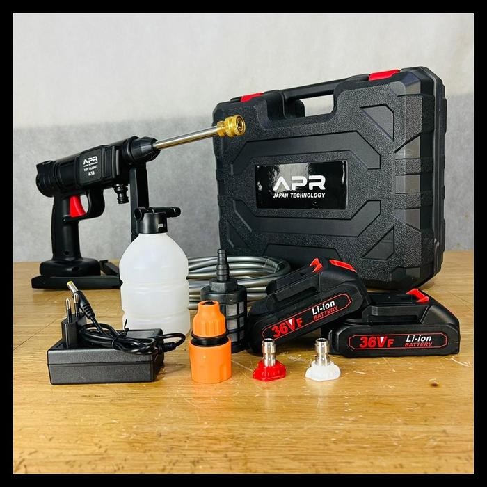 JET CLEANER MESIN STEAM CUCI MOTOR APR JAPAN 2BATERAI BAYAR COD TYPE
