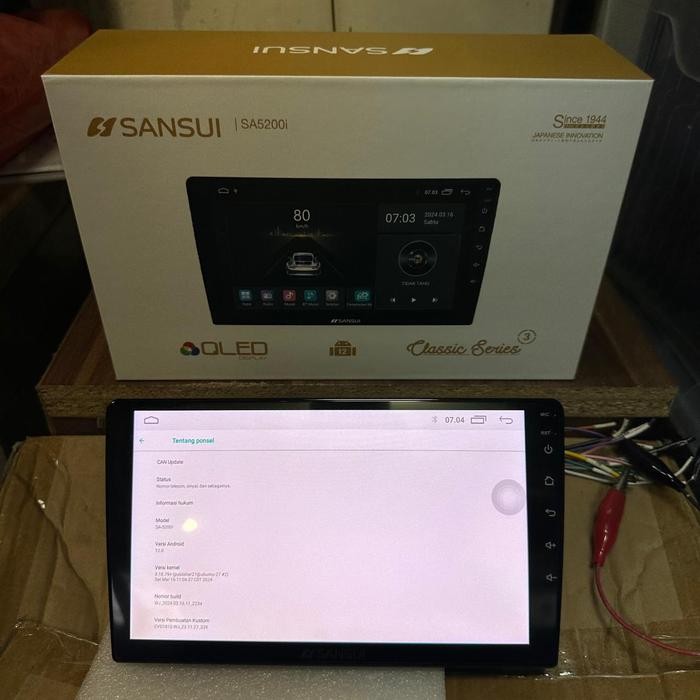 New Sansui Classic Gen 3 Ram 2/32Gb Qled Head Unit Mobil Universal Original