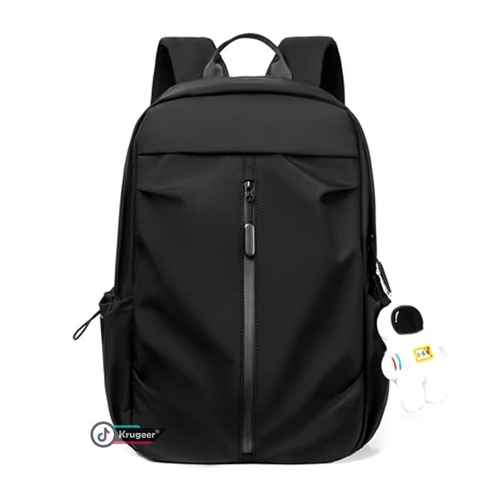 Tas Ransel Backpack Sekolah / Kuliah / Kerja / Tas Ransel Laptop 13 - 15.6 Inch Free Boneka