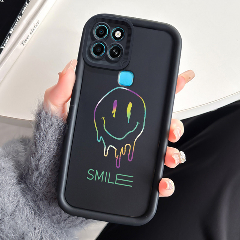 Casing Hp Infinix Smart 6 Infinix Smart 6 Plus Case Casing Graffiti Emoji Tas HP Anime Softcase Selu