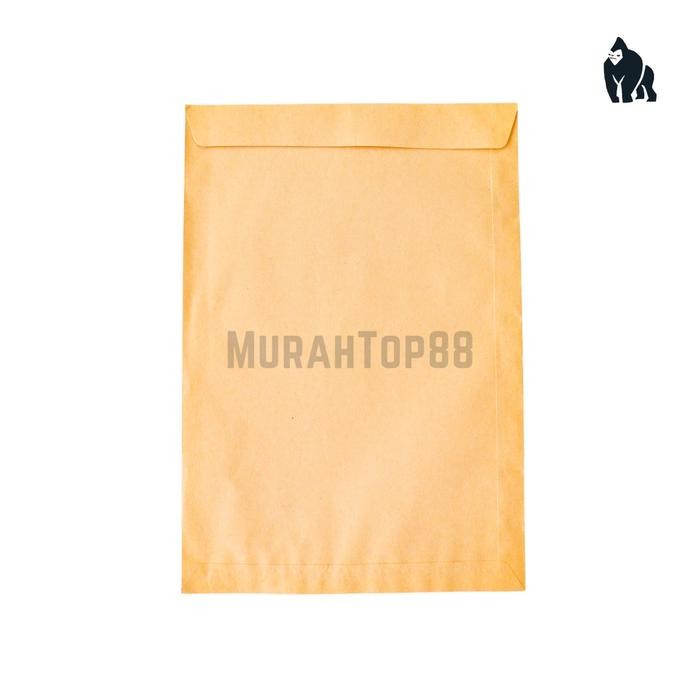 

AMPLOP COKLAT FOLIO POLOS 240 X 350 MM / BROWN KRAFT GARDA ISI 100 PCS KODE 497