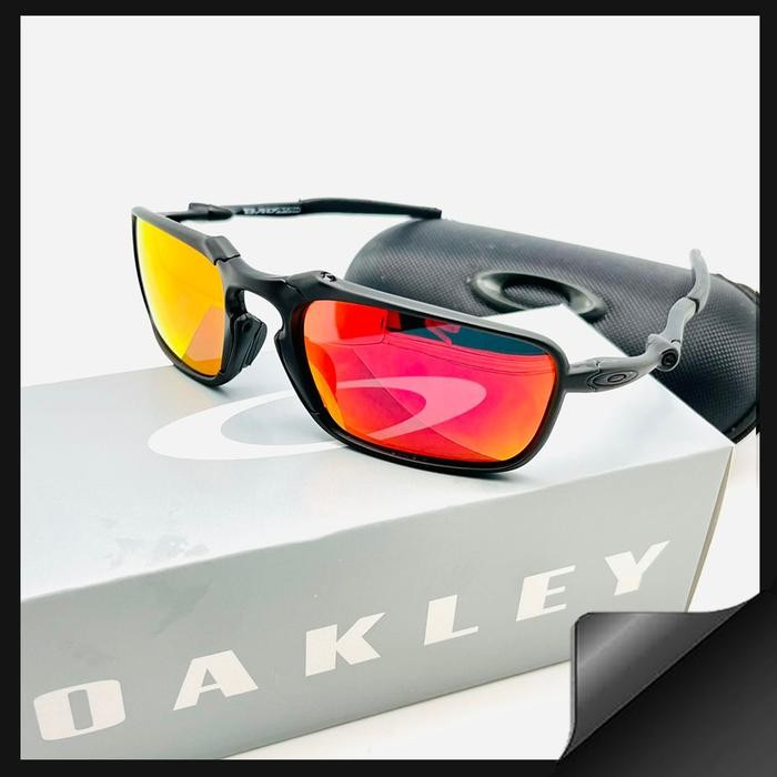 Populer New Kacamata Polaroid Kacamata Sunglas Oakley004 Badman / Kacamata Pria / Kacamata Wanita /