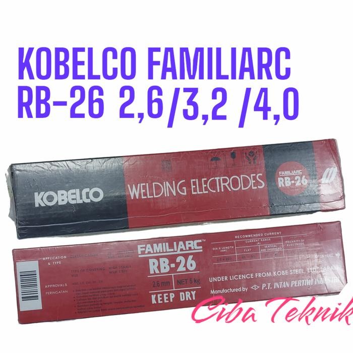 Kawat las KOBELCO RB26 26 32 40mm welding electrodes RB26