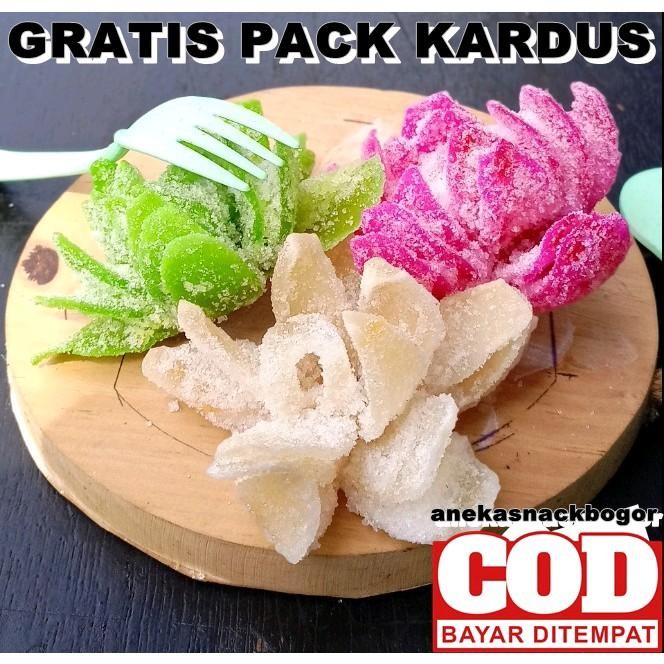 

ORIGINAL Manisan Pala Kering 1 Kg Khas Bogor Termurah Kiloan Rendah lemak Organik Makanan Food