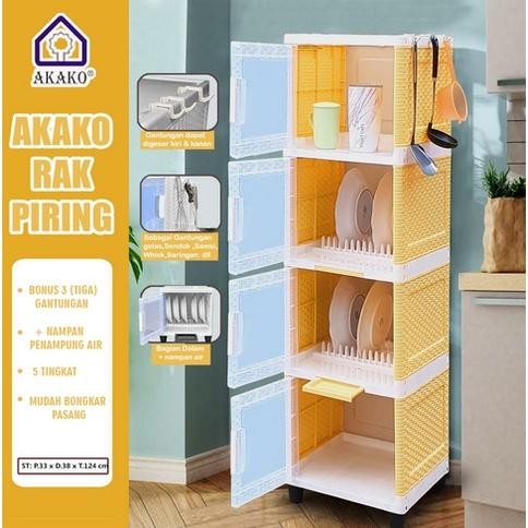 Akako - Lemari Rak Piring New Item Gratisongkir