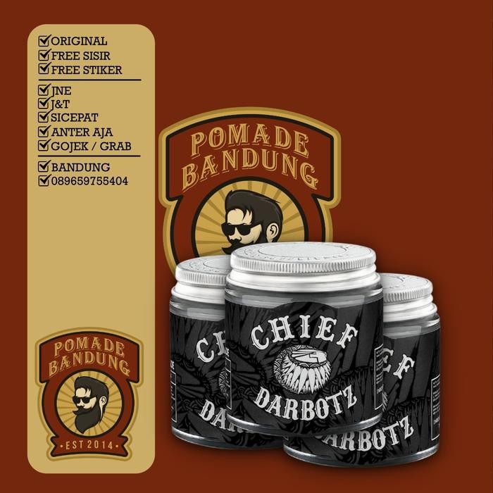 BISA E-FAKTUR! CHIEF POMADE BLACK HYBRID X DARBOTZ