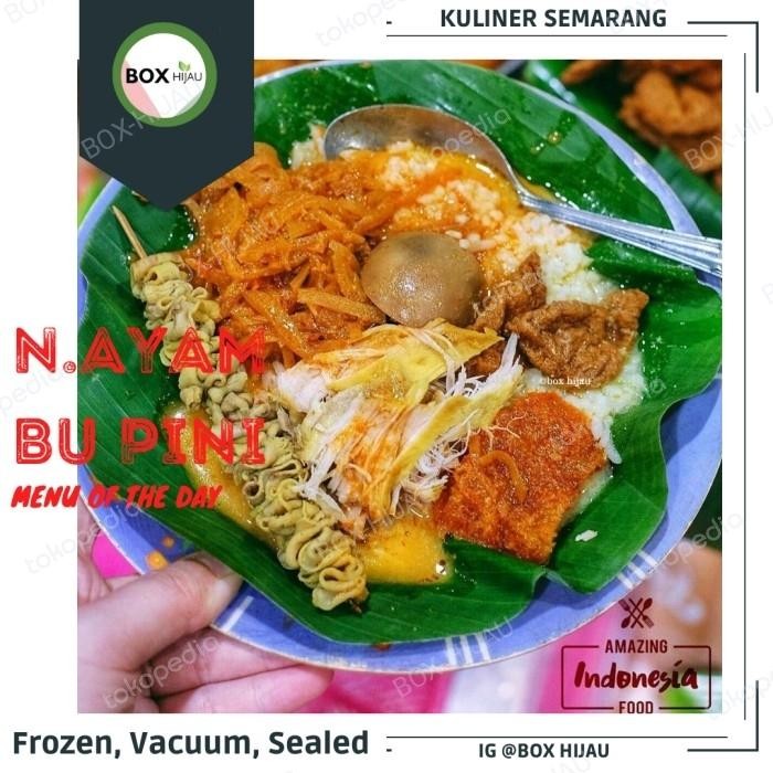 

SIAPKIRIM NASI AYAM BU PINI KULINER MAKANAN KHAS ASLI SEMARANG (BOX HIJAU) READY STOCK