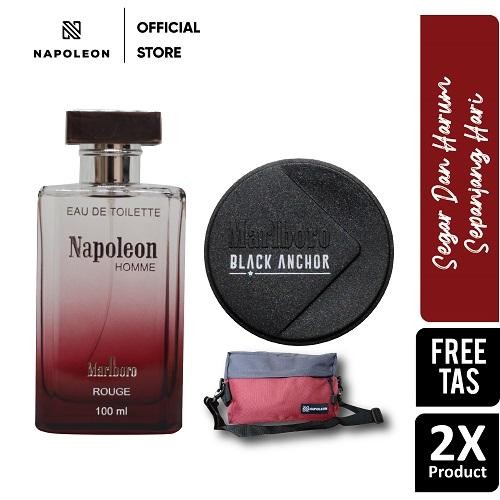 HOT SALE Pomade Clay 100 gr + EDT Rouge Napoleon - Free Tas (by Napoleon)
