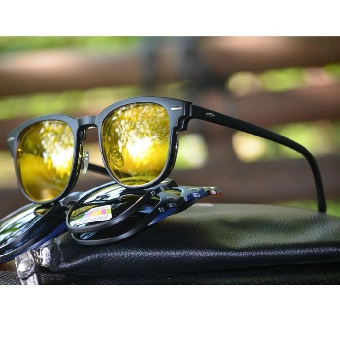 Terhemat Kacamata Clip On Lensa Polarized